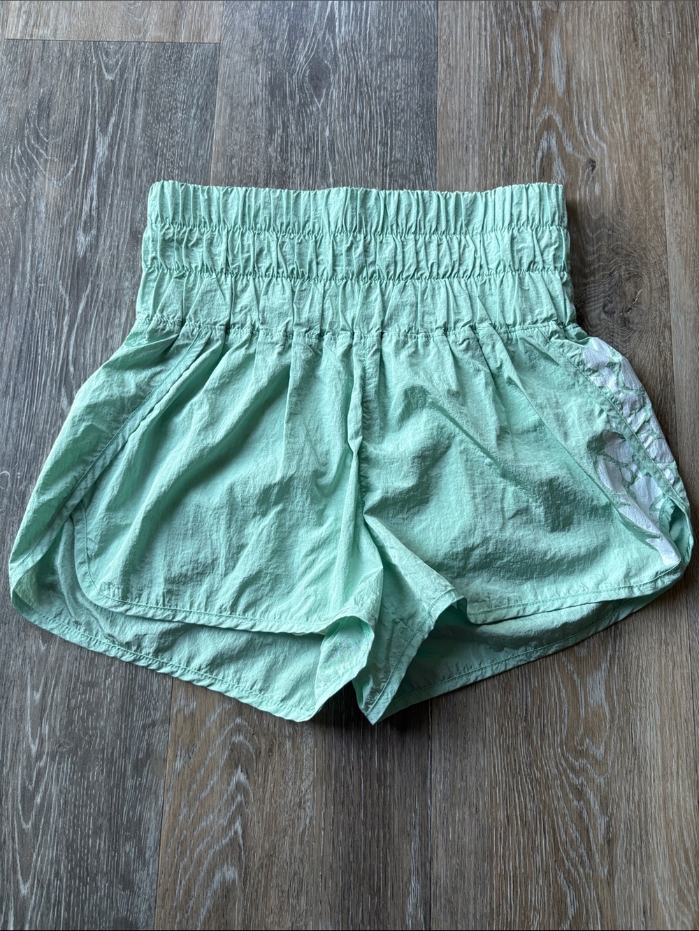FP Movement by Free People Light Green High-Waist shorts